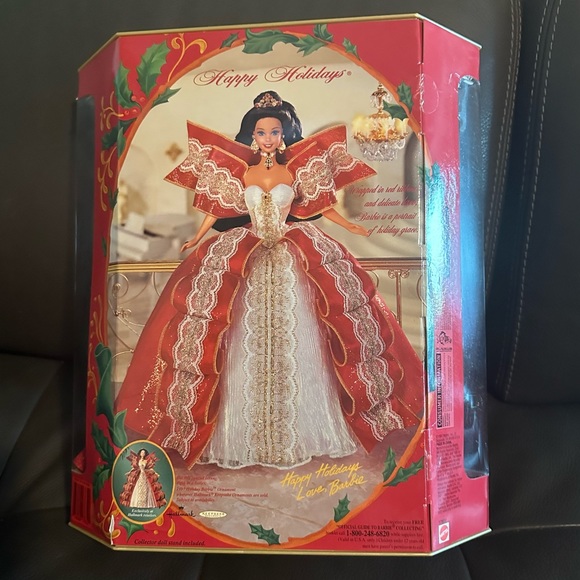 1997 Vintage New In Box Special Edition Happy Holidays Barbie - Picture 10 of 16
